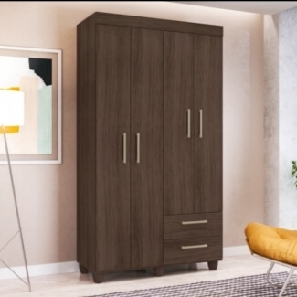 Guarda Roupa Bambinelo Quebec 4 Portas