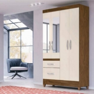 Guarda Roupa Moval Madri 04 Portas