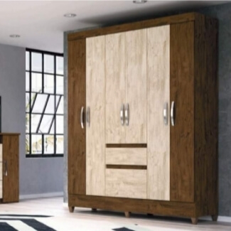 Guarda Roupa Moval New Cuba 06 Portas