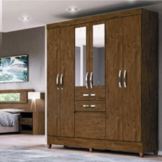 Guarda Roupa Moval New Mafra 06 Portas